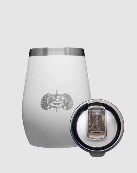 Toadfish Non-Tipping 10 Oz Wine Tumbler - WHITE Carousel 1