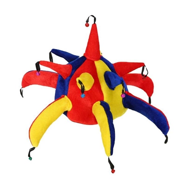 1PCS Adult Halloween Clown Funny Creative Hat with Bells Costume Props Carousel 2