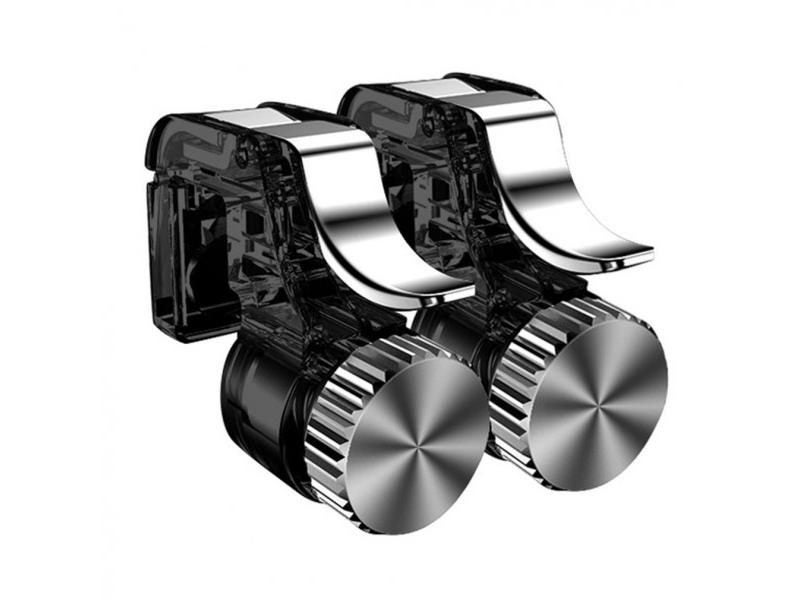 2pcs/lot R11 Metal Smart Phone Mobile Gaming Trigger For PUBG Mobile Gamepad Carousel 1