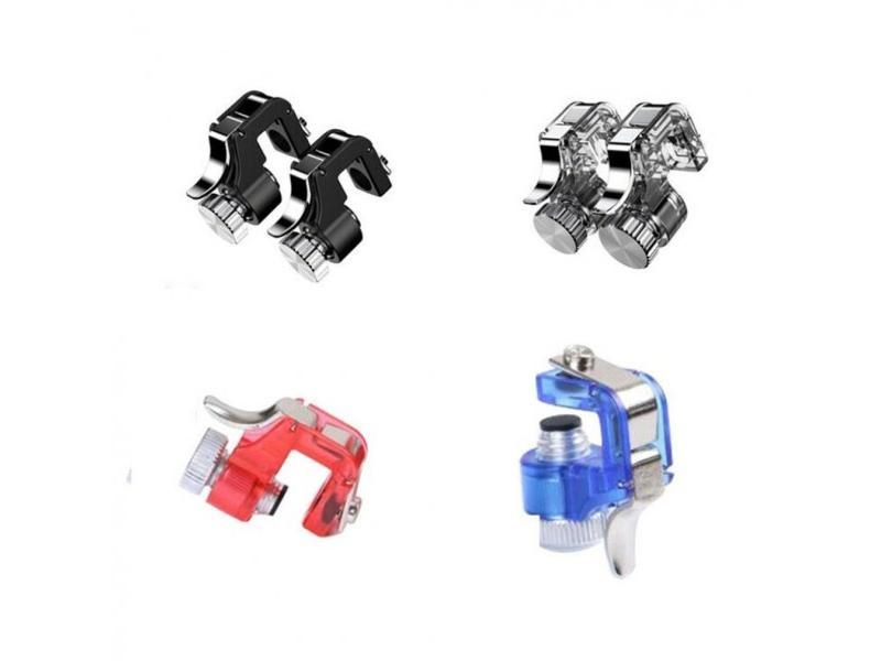 2pcs/lot R11 Metal Smart Phone Mobile Gaming Trigger For PUBG Mobile Gamepad Carousel 2