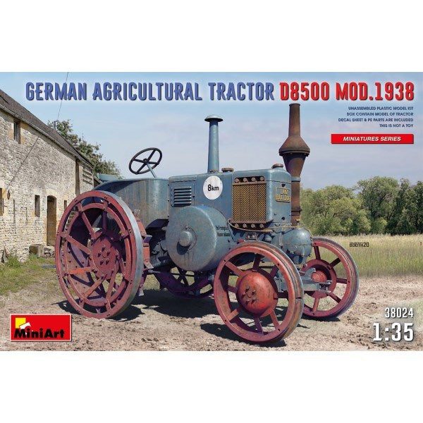 MiniArt 38024 1/35 GERMAN AG TRACTOR D8500 1938 Carousel 1