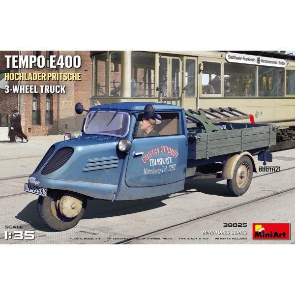 MiniArt 38025 1/35 TEMPO E400 3 WHEEL TRUCK Carousel 1
