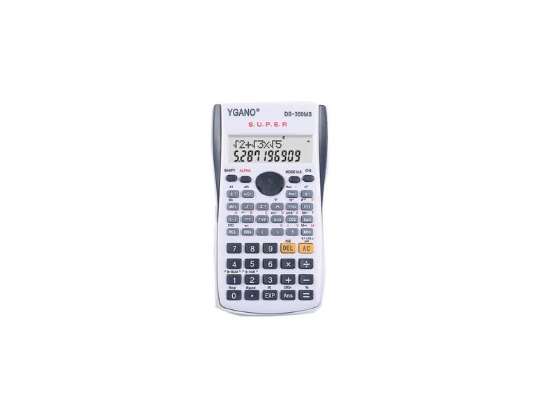 PTN Black Scientific Calculator Statistical Fraction School 82MS 350MS Carousel 1