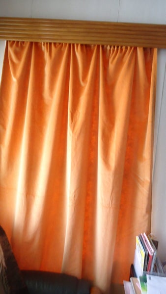 vintage couple velvet curtains Carousel 1