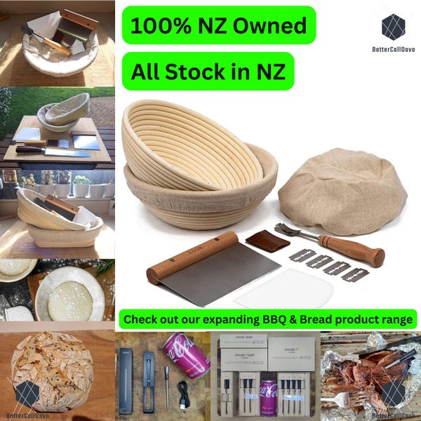 Sour Dough Proofing Basket Kit with Mixer and Cleaner image 10