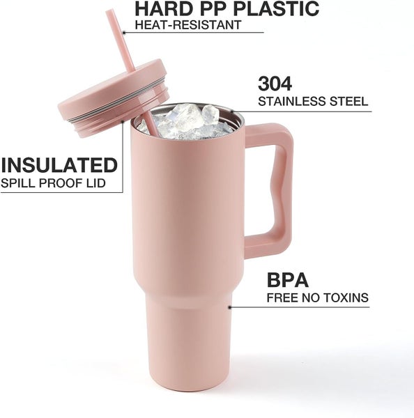 1200ML Tumbler with Handle for Commute Travel - Brand New NZ Stock Carousel 2