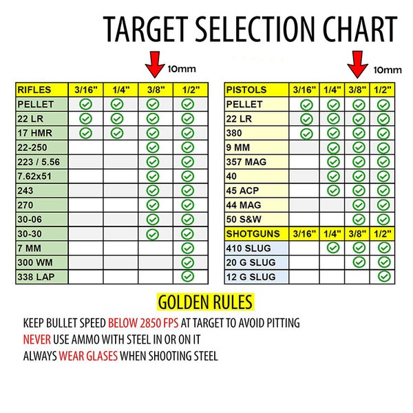 Steel Gong Target - 6" Carousel 3