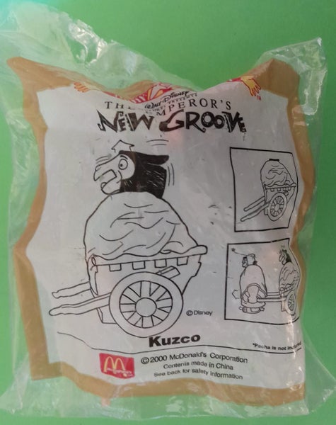 The Emperor's New Groove toy, Kuzco (McDs 2000), MIP Carousel 1