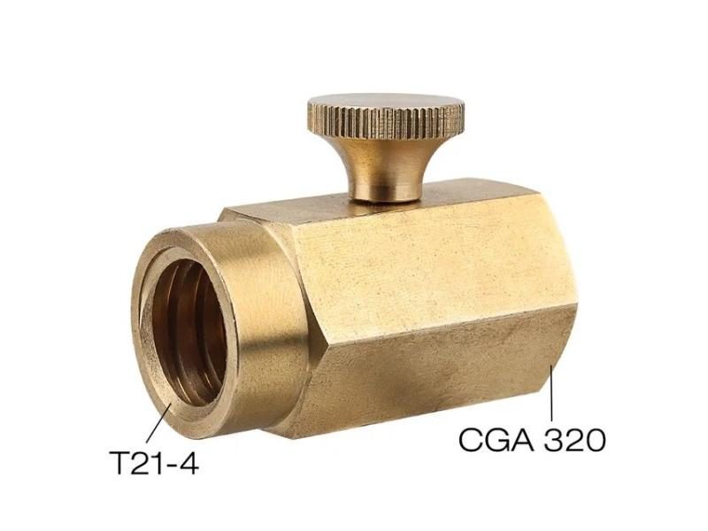 Soda Bottle Cylinder Convert Kit Brass Adapter For Refill Co2 Gas Soda Carousel 1