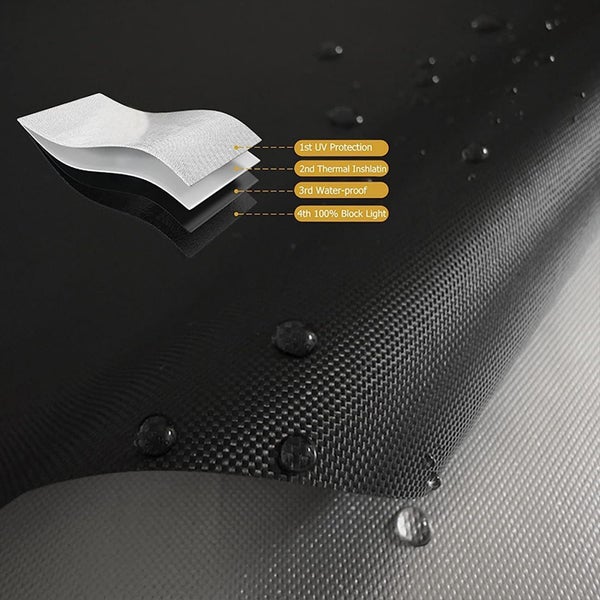 Window Curtain Shade 100% Black Out 45×200CM Carousel 2