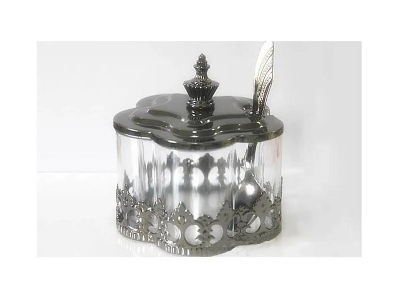 1PC Retro Acrylic Salt Pepper Bottle Cruet Condiment Sugar Spice Jar Kitchen Carousel 1