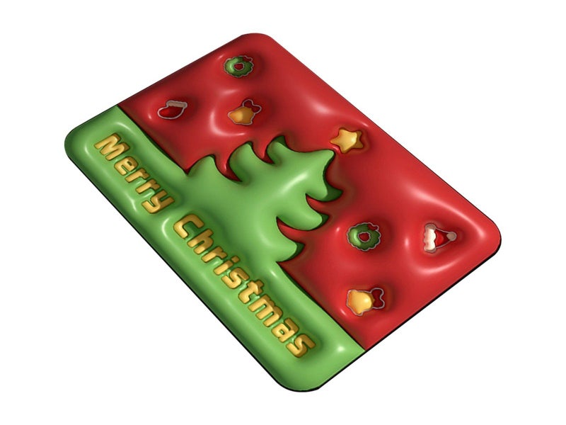 40x60cm Funny Christmas Printed Doormat Non-slip Indoor Home Floor Mat - Style 2 Carousel 2