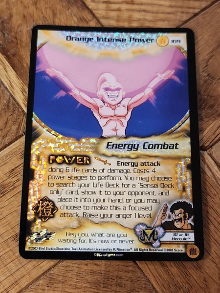 Orange Intense Power #109 - Kid Buu Saga 5-Star FOIL (Limited) Carousel 1