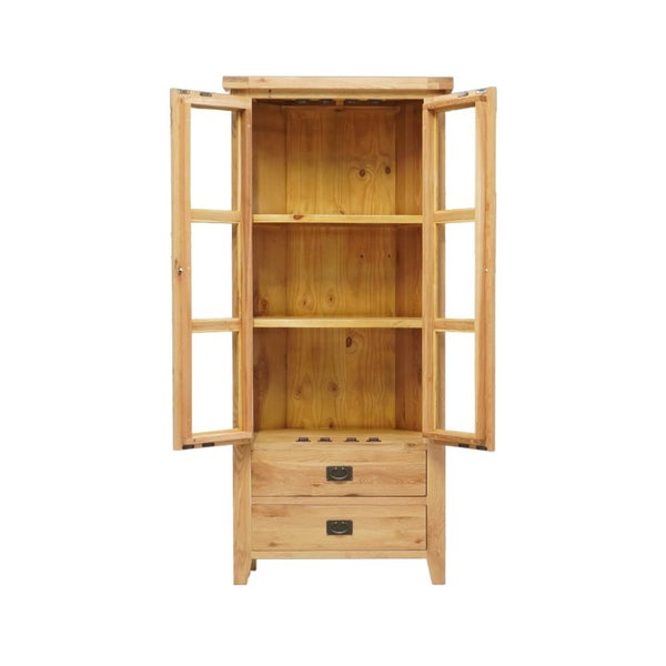 Yes Oak Corner Display Cabinet Carousel 4