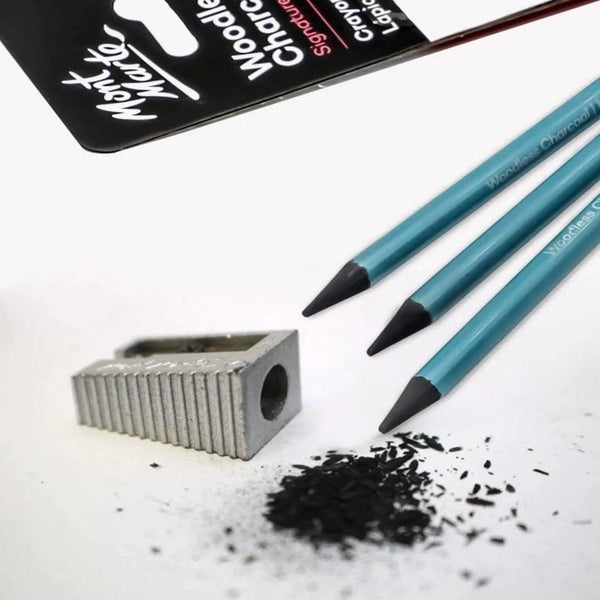 Woodless Charcoal Pencils 3pc - Mont Marte Carousel 2
