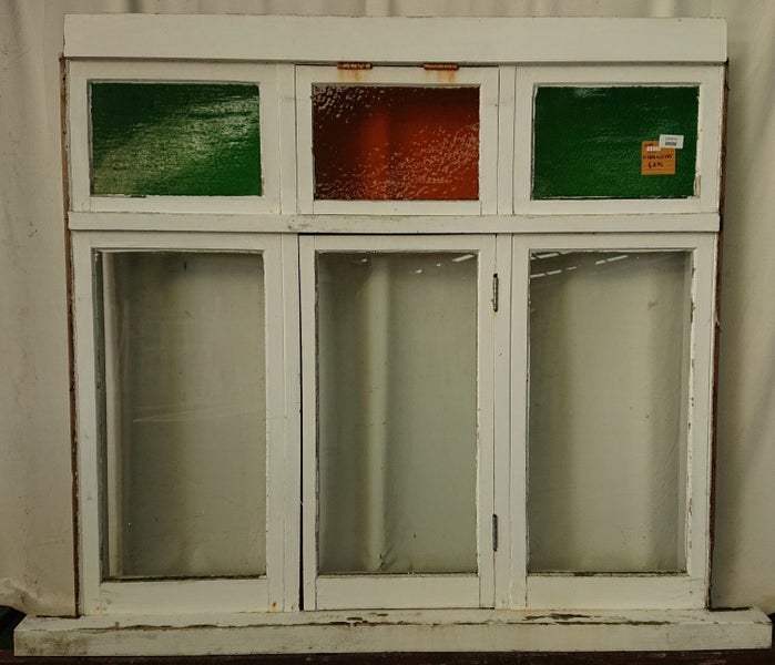 Bungalow Wooden Casement Window With Coloured Toplight H1600 x W1785 DR3818 Carousel 1