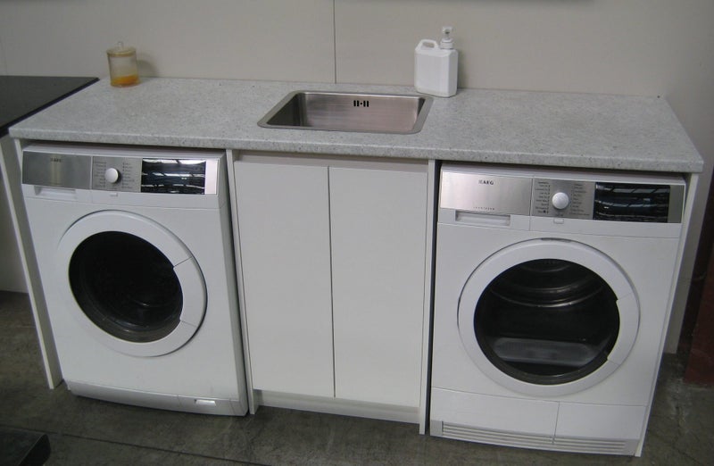 Tub unit with 1830 Benchtop for 2X Front Loaders LH or RH Carousel 1
