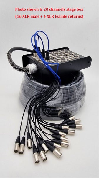 28 Channel Stage Box Snake Cable BS01RB-2404X-30M (CB-17-1) Carousel 1