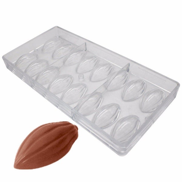 Cocoa Pod Chocolate Mold Nut Polycarbonate Chocolate Mould 24 Forms Carousel 1