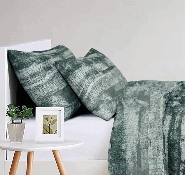 Pure Cotton Bedspread Set - Eden Sage Carousel 2