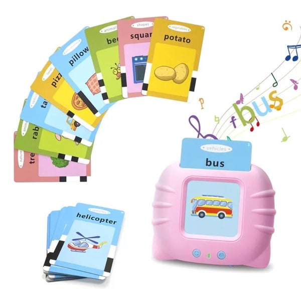 Audible Flash Cards Machine Preschool Learning Toy - USB Rechargeable Carousel 2