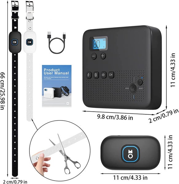 Wireless Dog Fence System Training Collar for 2 Dogs Clearance63621107038977113