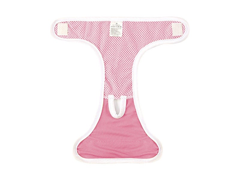 2Pcs Reusable Female Dog Nappy Diapers Hygiene Pants Sanitary Pants - Pink XL Carousel 2