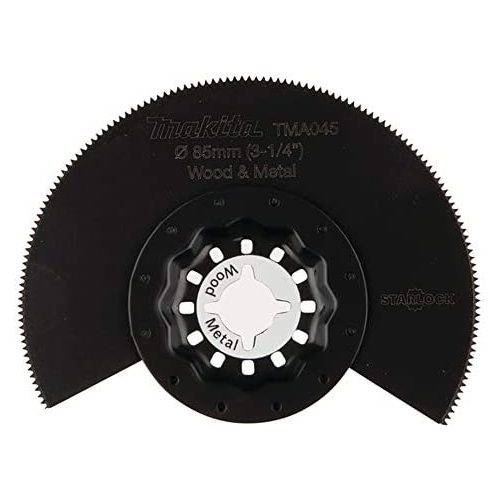 Makita Multitool Segment Cut Blade TMA045 85mm 18tpi Wood-Metal BiM B-64799 Carousel 1
