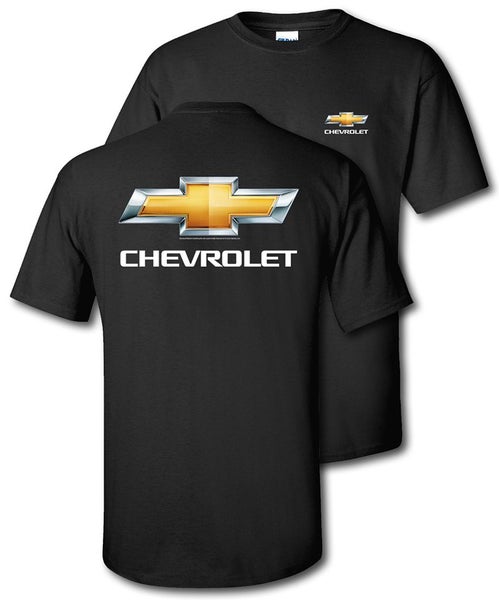CHEVROLET GOLD BOWTIE T-SHIRT - BLACK Carousel 1