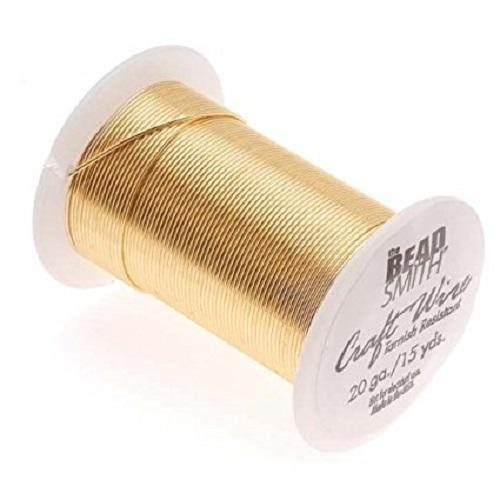The Beadsmith Gold Color Wire 26 Gauge Carousel 1