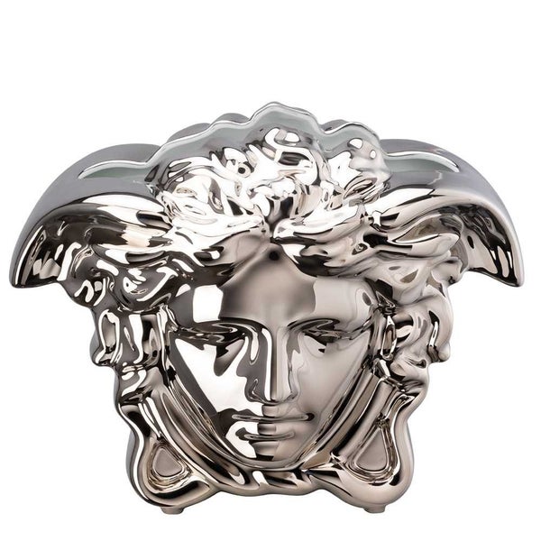 Versace Medusa Grande Vase Silver 21cm Carousel 1