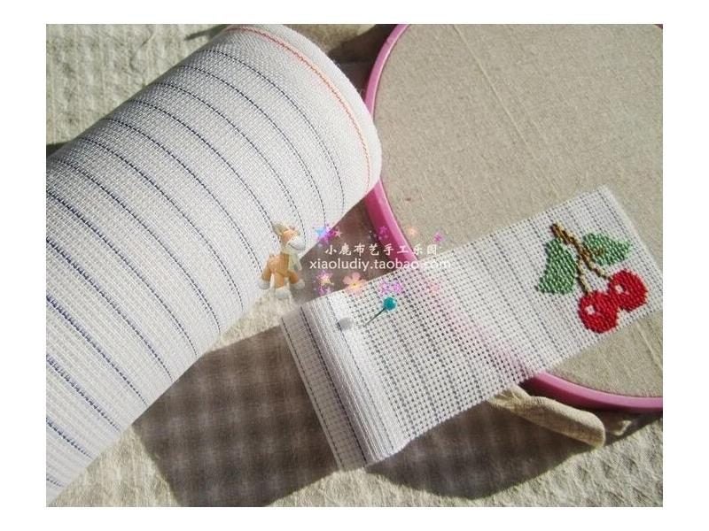 14CT 50x33cm Disposable Cross Stitch Fabric Canvas For DIY Handmade Embroidery Carousel 1