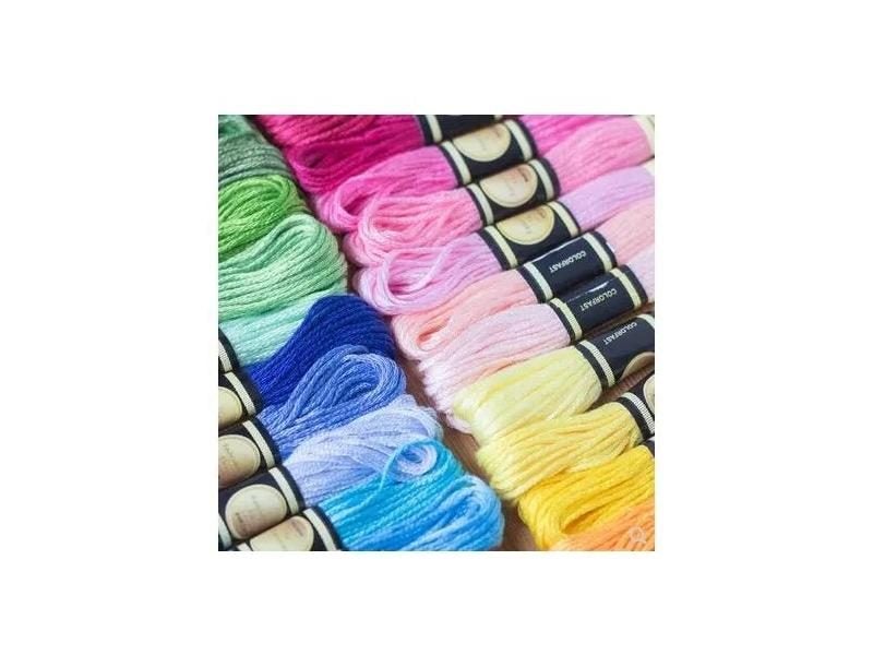 CXC Threads Two Labels Rose To Me 10 Pieces Cross Stitch Threads Cross Stitch Carousel 1