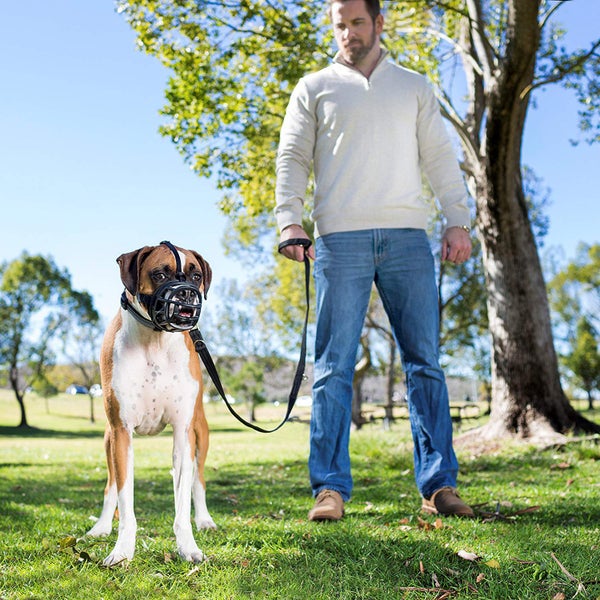 Dog Muzzle Adjustable Soft Plastic -XS Carousel 1