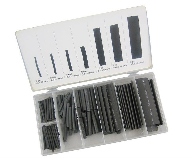 Heat Shrink Tubing Kit 127pc Assorted Heat Shrink Tubing Carousel 1