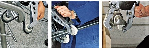 Portable Pipe Polisher/Belt Sander BBS-40A Carousel 2