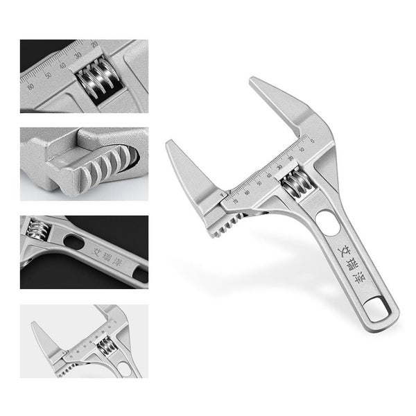Short Handle Universal Wrench Large Opening Wrench Adjustable Repair Tool Carousel 2