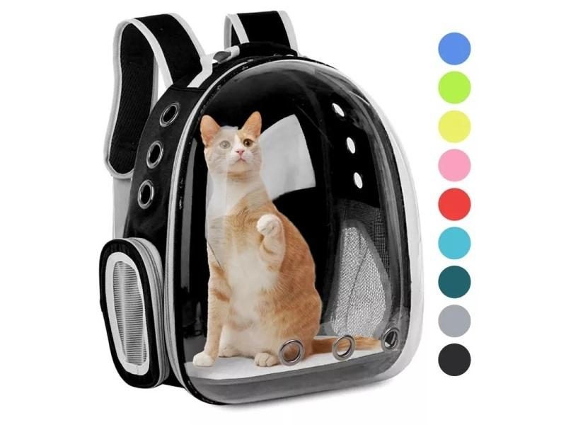 Outdoor Pet Shoulder Bag Carrier For Small Dogs Cats Breathable Portable Carousel 1