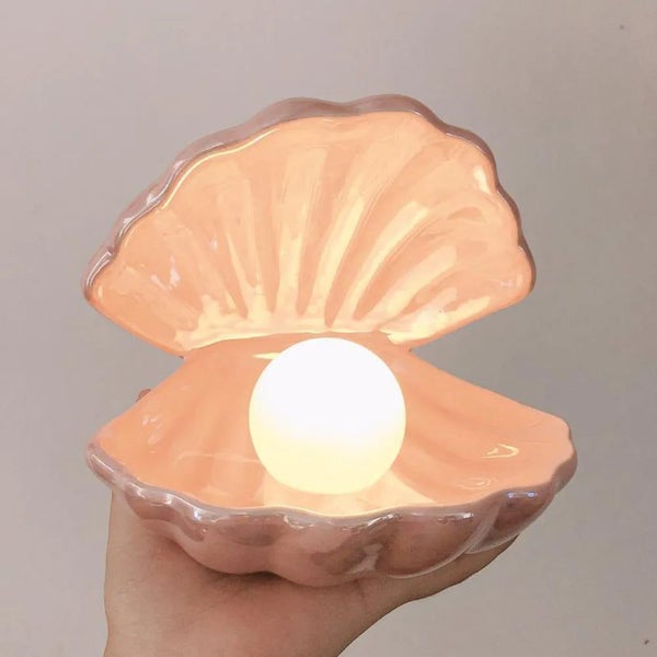 Pearl Night Lamp,Pink Shell Pearl Night Light62932733138305111