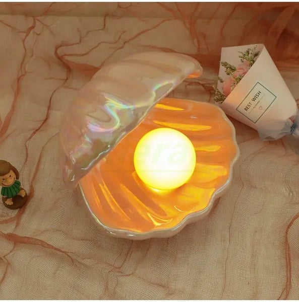 Pearl Night Lamp,Pink Shell Pearl Night Light62932733138305112
