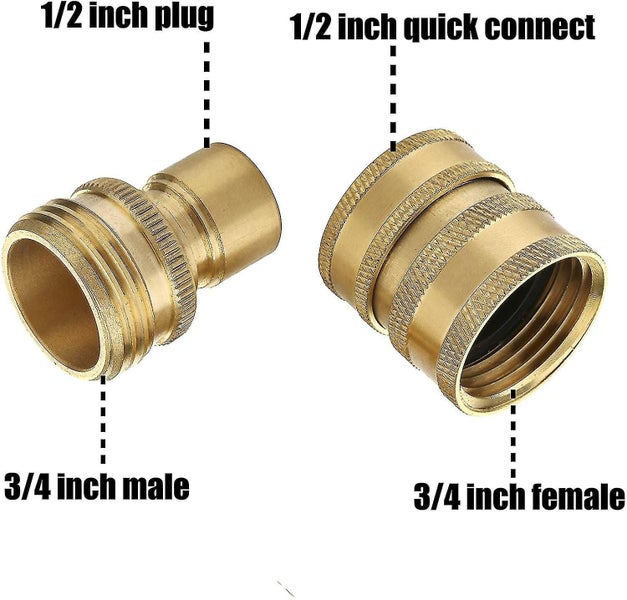 Pressure Washer Accessories High Pressure Hose Quick Connector Kit M22 3/8" Qu Carousel 2
