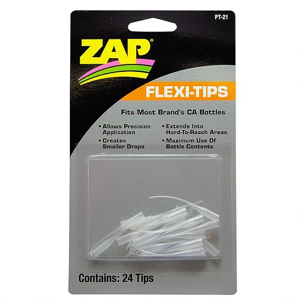ZAP PT-21 Flexi-Tips (24 Pack) Carousel 1