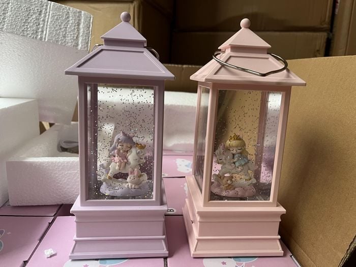 Windmill Kids - Trojan Princess Lantern Music Box- USB Charge or Battery Powered Carousel 2