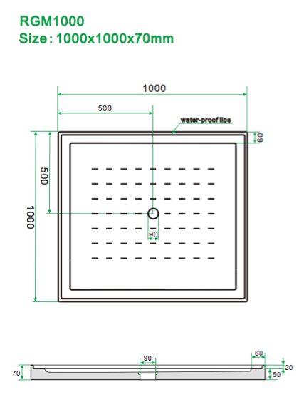 Shower Box - Fiona Series 2 Sides Swing Door (870x870x1900mm) - Lennox Bathroom Carousel 4