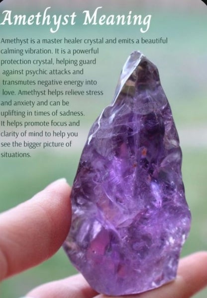 AMETHYST CRYSTAL BEADED BRACELET HEALING CALMING & PROTECTION (NZ MADE) Carousel 2