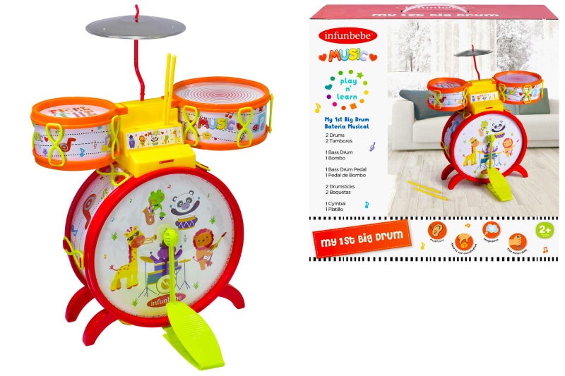 Infunbebe My 1st Big Drum Carousel 1