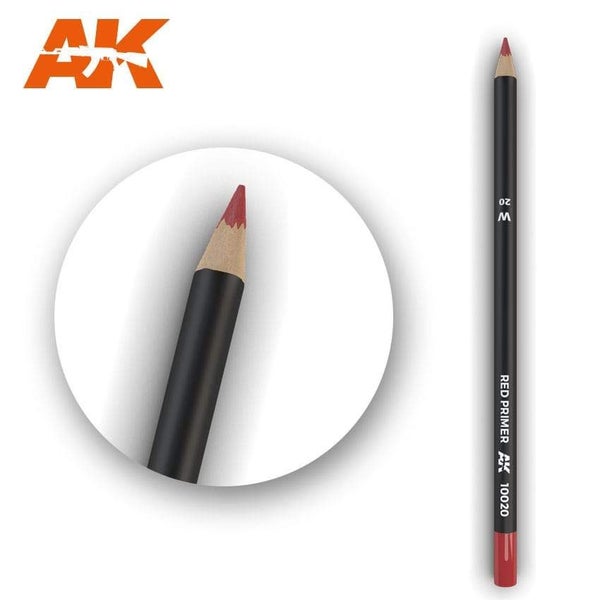 AK Interactive Watercolour Pencil Red Primer Carousel 1