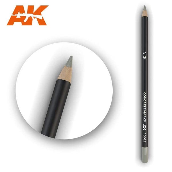 AK Interactive Watercolour Pencil Concrete Marks Carousel 1