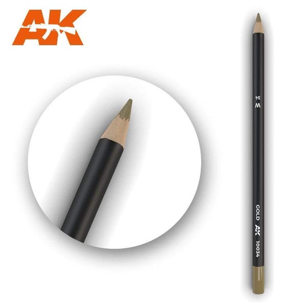 AK Interactive Watercolour Pencil Gold Carousel 1