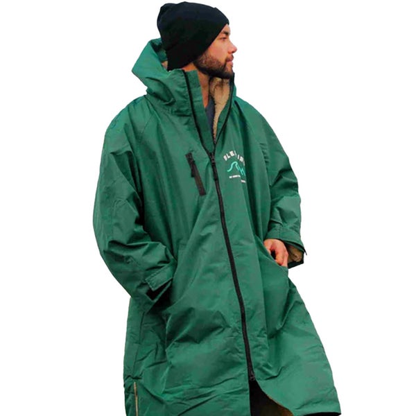Bleubird Nordic Active Adults Waterproof Changing Robe - Green - XS Carousel 1